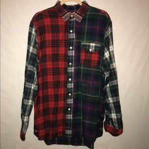Ralph Lauren Plaid Holiday Button Down Shirt - XL